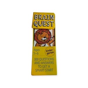 Brain Quest Kindergarten Smart Cards (Ages 5–6)